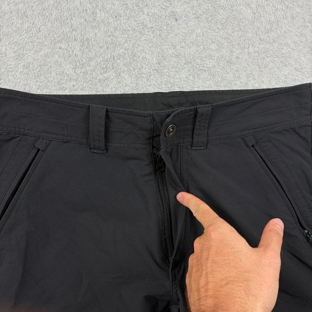 Kuhl Pants Mens 32x30 Black Transcendr Softshell Stretch Hiking Tech Gorpcore